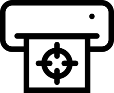 Printer With A Printed Paper Craft Design Svg File, Free Vectors File